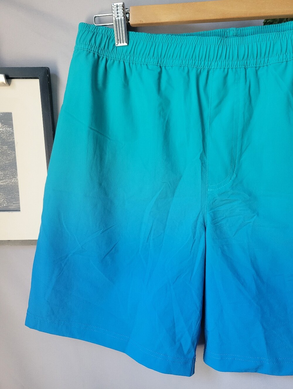 Chubbies The Good Boys Stretch Lined Performance Swim Short 7" Ombre Blue L - Picture 3 of 11